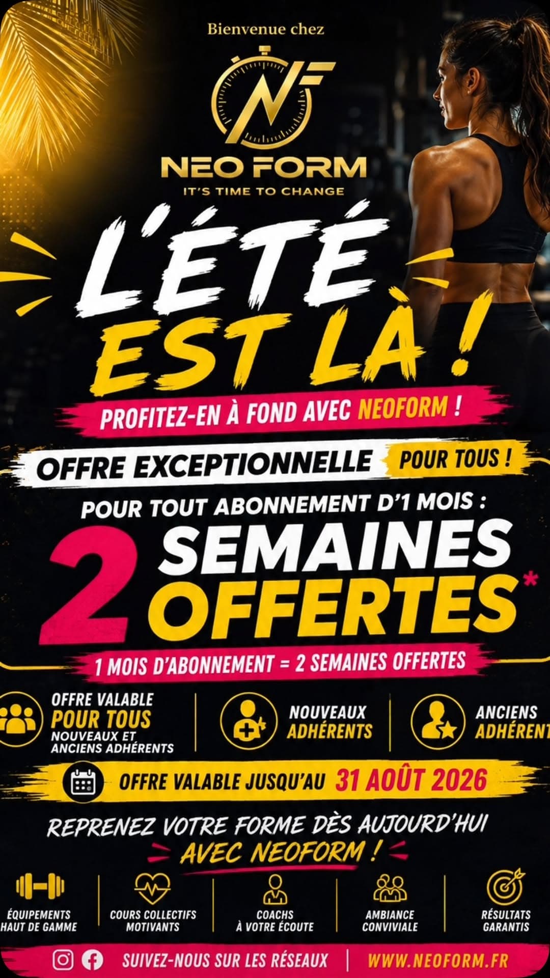 Offre exceptionnelle été 2026